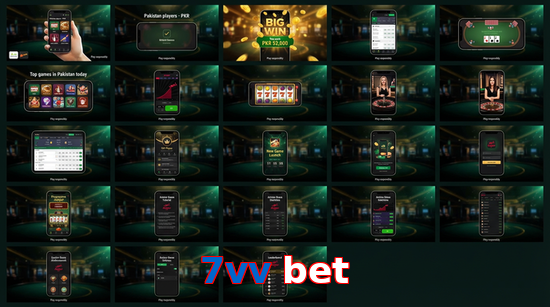 Main screen of 7Vv Bet bet page for PK players