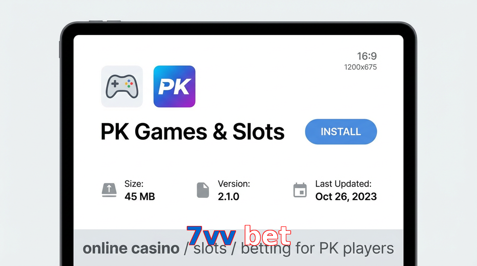 Game list for 7Vv Bet gameapk section